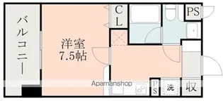 レジディア熊本辛島【14階】の間取り