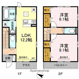 G.FOREST【1階】の間取り
