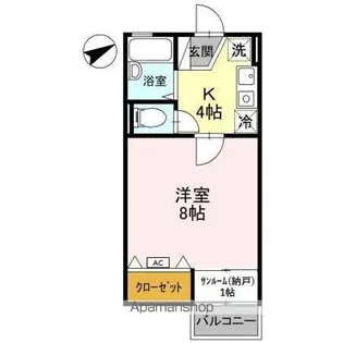トマトクラブ【1階】の間取り
