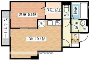 コーポルポ【1階】の間取り