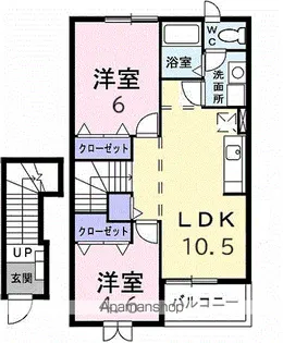 プリマベーラB【2階】の間取り