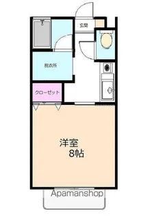 エスポワール【207号室】の間取り