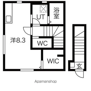 パルテール【2階】の間取り