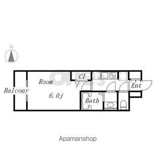 プレサンスSAKAEフロント【12階】の間取り