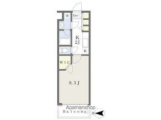 アンビックス・プリア【2階】の間取り