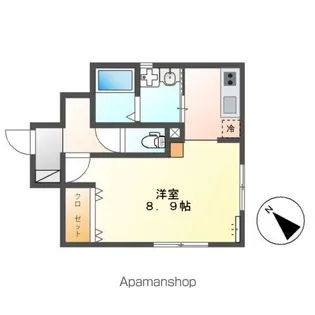 メゾン・アヴォセット【1階】の間取り