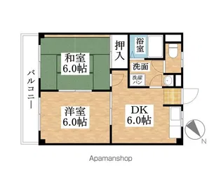 PROSPER45【202号室】の間取り