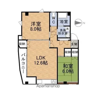 シルクタウン【403号室】の間取り