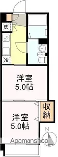 ヴィラマール新寺【303号室】の間取り