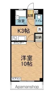 コーポラス・りる【102号室】の間取り