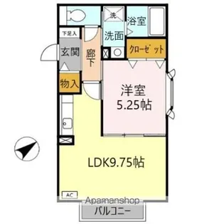 ラ・ボーテ【2階】の間取り