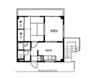 エステートピア野川【3階】の間取り