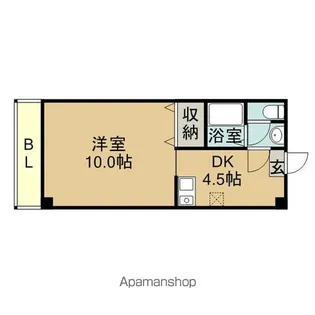 TA・KEビルソレイユ【302号室】の間取り