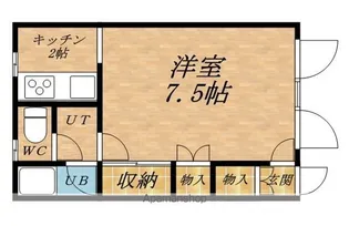 コミュニティ上野Ⅱ【201号室】の間取り