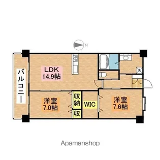 ABELIA【2階】の間取り