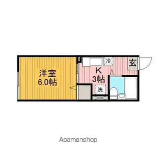 シティハイム セルティア【2階】の間取り