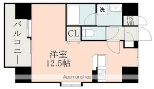 クィーンズ熊本駅前【5階】の間取り