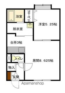 CURRENT VILLA【202号室】の間取り