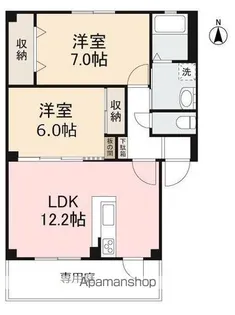 フォブールあさひ【103号室】の間取り