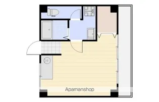 1Rの間取り画像