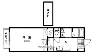 リジェール弐番館【1階】の間取り