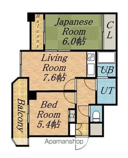 エスティ32【7階】の間取り