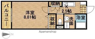 フロンティア【1階】の間取り
