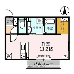 デージーRⅢ【3階】の間取り