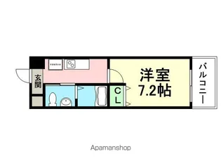 ラージウェル園田【503号室】の間取り