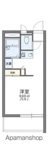 レオパレスエスポワール【2階】の間取り