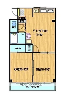 ライフステージチェリーC【105号室】の間取り