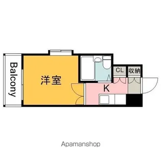 レジデンス天一【6階】の間取り