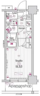 グランド ガーラ横浜【5F-13号室】の間取り