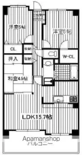 オーデブラン博多南【5階】の間取り