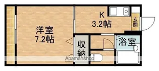 イーストハイツ小池A【106号室】の間取り