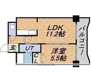 ティアラ資生館【5階】の間取り