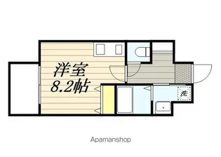 SQUARE箱崎【3階】の間取り