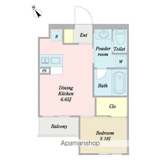 PAIR FLAT【3階】の間取り