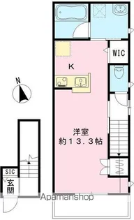 レクシアメゾン【202号室号室】の間取り