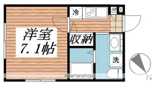 CHAINON津田沼【1階】の間取り