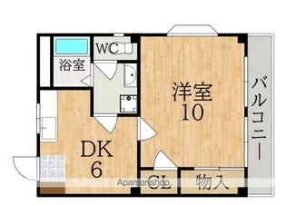 グランツしかはた【1階】の間取り