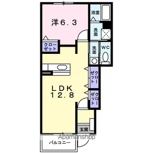 ラティオ.FJ【1階】の間取り
