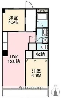 ヤマダビル【4階】の間取り