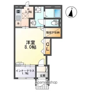 仮)松本市埋橋【103号室】の間取り