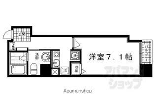HF河原町二条レジデンス【605号室】の間取り
