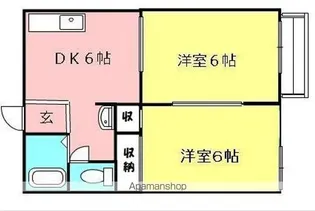 メゾンプレステージ【102号室】の間取り