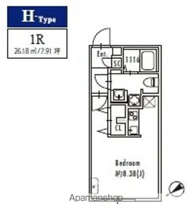東京都世田谷区北沢1丁目【マンション】の間取り