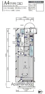 メインステージ入谷Ⅴ【201号室号室】の間取り