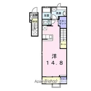 愛知県名古屋市守山区瀬古東3丁目【アパート】の間取り