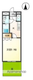 エスポアール郷【1階】の間取り